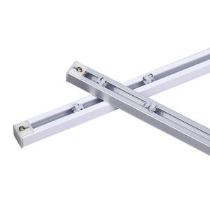 Rails de plafond silencieux en forme de L/U pour hôpital, salon de beauté, en alliage d'aluminium épaissi pour tringles à rideaux, rails, accessoires - Product Image 1