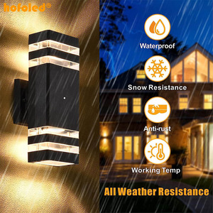 2W 5W 6W 7W 8W 12W impermeable IP65 patio Hotel pasillo interior balcón dormitorio iluminación arriba y abajo Luz de pared exterior - Product Image 2