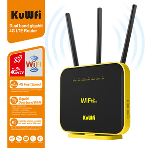 Cat9 hız KuWFi OEM dual band 1200Mbps tam gigabit VPN fonksiyonu uzun ömürlü kapalı 4g kablosuz yönlendirici ile 4 * RJ45 portu - Product Image 5