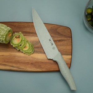 Ensemble de 3 couteaux de cuisine antiadhésifs, tranchants et robustes, avec lames en résine et manche ergonomique en coque de riz <span class=keywords><strong>Ernesto</strong></span> - Product Image 5