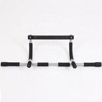 RongNeng RN-MK07 Palang Pull-Up Baja Karbon Tahan Lama Tanpa Bor, Pemasangan di Pintu, Multi-Grip untuk Penggunaan di Rumah