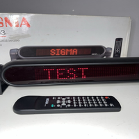 Plc as 103 Electronic Led Sign Notice Board with Power Supply &amp; Remote Boxed Wholesale