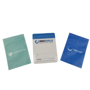 Paquetes de alineador de sellado térmico arcoíris, logotipo personalizado, accesorios dentales, alineadores transparentes para dientes, embalaje de un lado transparente - Product Image 2