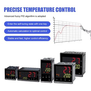 Controlador de Temperatura Digital PID con Salida SSR de Marca Privada TOKY, con Pantalla Digital y RS485 Modbus - Product Image 2