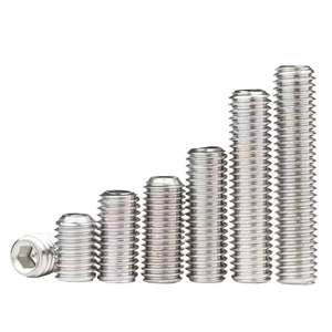 304 paslanmaz çelik tek yuvalı düz uçlu sabitleme vidası, oluklu başlı vida, makine vidası, üst vida - Product Image 5