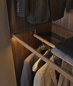 Armario de cuero para sistemas de almacenamiento de <span class=keywords><strong>ropa</strong></span>, dormitorio, estantería de tela, armarios, puerta corredera, armario personalizado - Product Image 6