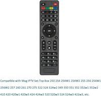 Control Remoto OEM ODM de Fábrica para Smart TV Box, Receptor Android MEGA Plus, Compatible con Personalización