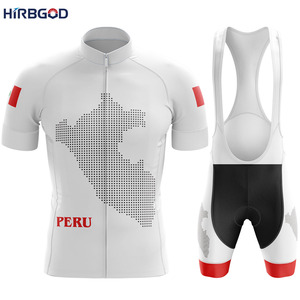 HIRBGOD – maillot de cyclisme pour hommes, ensemble de vêtements de <span class=keywords><strong>cycliste</strong></span> péruviens <span class=keywords><strong>avec</strong></span> 3 poches arrière - Product Image 4