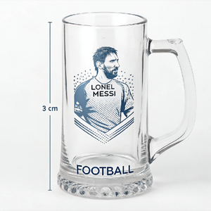 أكواب زجاجية للبيرة ، أكواب بيرة مخصصة ، إكسسوارات هدايا ، كوب زجاجي طويل القامة ، مج العالم لكرة القدم - Product Image 2