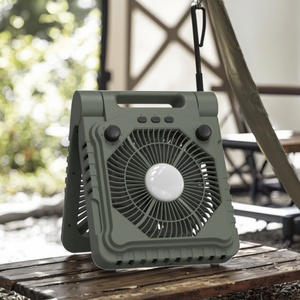 10000mAh Portable LED Lantern Fan Cordless <b>Battery</b> Operated 3 Speeds Powerbank App-Controlled Brushless Motor Outdoor Household - Product Image 4