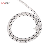 Corde antistatique en polyester ESD conducteur de 2mm 3mm 4mm 6mm pour machine d'impression de rideaux