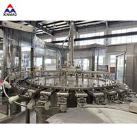 Projet d'usine d'eau minérale pure à grande production 12000BPH, machine de remplissage d'eau en bouteille PET entièrement automatique