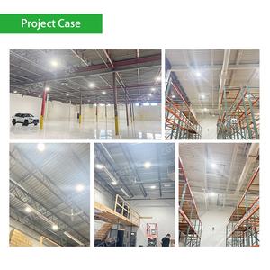 UFO <span class=keywords><strong>LED</strong></span> 하이 베이 라이트 150W 240W 4 팩 <span class=keywords><strong>LED</strong></span> 상점 조명 22,500LM 36,000LM 0-10V 창고 공장 헛간 디 밍이 가능한 교수형 링 - Product Image 4