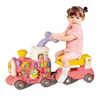 Jouet multifonction 5 en 1 pour bébé : trotteur, poussette, jouet musical, train électrique, trotteur pour bébé