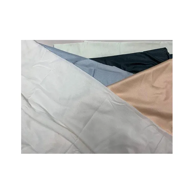Good material soft cotton polyester plain tricot sports fabric
