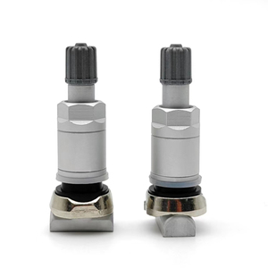 Soupape de service TPMS <span class=keywords><strong>Schrader</strong></span> 20016, remplacement de la tige de soupape, pince en aluminium pour Mercedes, Corvette, Ram KA-505/6-235 - Product Image 1