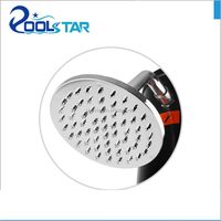 Douche solaire extérieure autoportante Poolstar 35L en ABS, finition noire, temps de chauffe de 3 heures, pression de 3,5 bars, portée de 7,15 pieds