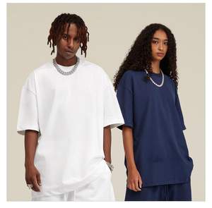 T-shirt en coton confortable, plusieurs couleurs, haute qualité, logo personnalisé, t-shirt surdimensionné. - Product Image 6