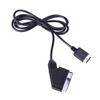 Câble Scart RGB 1,8 m pour PS1 PS2 PS3, câble de remplacement AV pour TV, cordon de connexion pour console PAL/NTSC