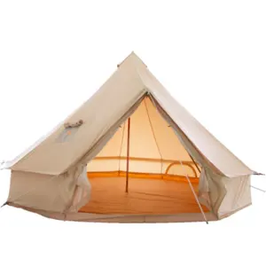 Классическая Всесезонная водонепроницаемая палатка Wind Valley с колокольчиком, уличная Арабская хлопчатобумажная Брезентовая палатка с гламурным узором, 4 м, 5 м