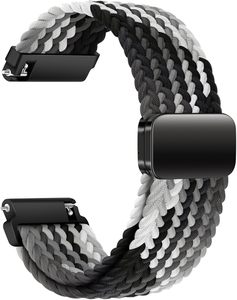 Bracelet de sport RYB en tissu nylon respirant, taille 20 mm 22 mm, compatible avec Samsung <span class=keywords><strong>Galaxy</strong></span> <span class=keywords><strong>Watch</strong></span> <span class=keywords><strong>Active</strong></span> <span class=keywords><strong>2</strong></span> 40 mm 44 mm 20/22 mm - Product Image 1