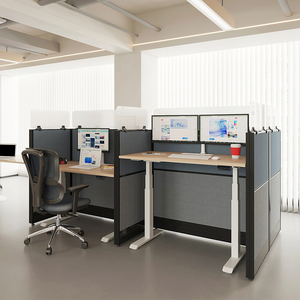 Moderni Divisori Modulari per Ufficio con Telaio Sottile in Alluminio, per Ospedali, Scuole, Postazioni di Lavoro, <span class=keywords><strong>Call</strong></span> Center, Cubicoli, Tavoli a 4 Posti - Product Image 3