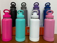 Bouteille d'eau sport en acier inoxydable à double paroi thermique Magsafe avec support magnétique pour téléphone portable pour la salle de sport et le fitness