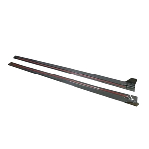 Falda lateral de fibra de carbono estilo KB <span class=keywords><strong>A6</strong></span> C8 <span class=keywords><strong>Allroad</strong></span> para Audi <span class=keywords><strong>A6</strong></span> <span class=keywords><strong>Allroad</strong></span> 2019-2022 - Product Image 3