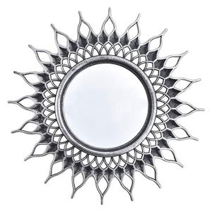 Tenture murale petits miroirs circulaires encadrés en aluminium et cuivre pour salon/salle à manger chambre couloir couloir C-pour hôtels - Product Image 4