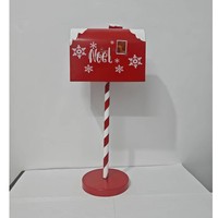 Boîte aux lettres décorative de Noël en fer, modèle YC20259191, avec flocon de neige, pour intérieur et extérieur