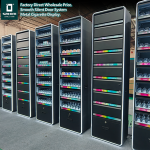 Espositore da Terra per Tabacco Satom USA America, Mobile Scaffale e Vetrina per Sigarette per Tabaccheria e Minimarket - Product Image 5