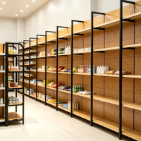 Rak Toko Supermarket, Rak Supermarket Besar, Rak Penyimpanan, Rak Pusat Perbelanjaan