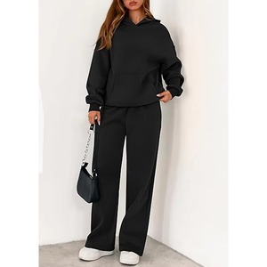 Conjunto Deportivo de 2 Piezas Estilo Urbano, Chándal Personalizado para Mujer, Talla Grande, Felpa de Algodón, Chándales de Mujer al por Mayor en Venta - Product Image 3