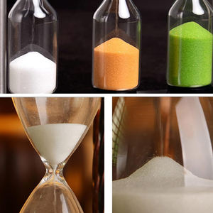 3min 4min 5min Temporizador de té de metal Reloj de arena perfecto para cocinar de regreso a la escuela y otros momentos Minutos Temporizador de arena - Product Image 1