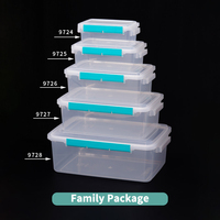 Contenedor de Plástico para Llevar Comida, Duradero, Hermético, Caja de Almacenamiento de Alimentos para Restaurantes, Cocina, Servicios de Catering, Venta al Por Mayor OEM