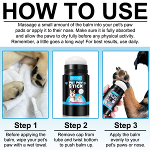 Baume Naturel Oimmal en Stick pour Pattes de Chien et Chat – Protection Sûre, Hydratant pour Pattes Seces, Abîmées et Fissurées - Product Image 2