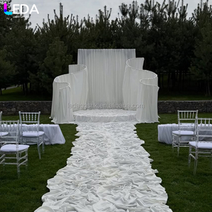 Arco de Hierro Forjado Moderno en Forma de Ola, Decoración para Recepciones de Boda, Gran Venta - Product Image 3