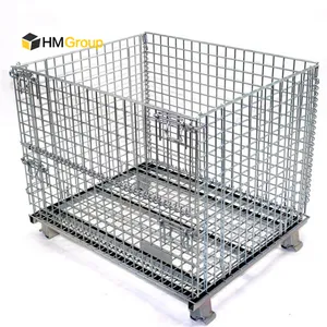 Professional Design Heavy Duty Metal Mesh Galvanized Steel Containers