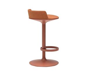 Silla de <span class=keywords><strong>Bar</strong></span> de Estilo Nórdico, Moderna, Ligera, de Lujo, Simple, de Diseño Personalizado, Giratoria, de Metal, para Sala de Estar, Recepción, Taburete Alto de Moda - Product Image 4