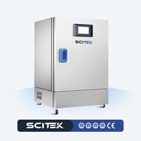 Incubateur à température et humidité constantes SCITEK 50/80/150/250/350/460L 0-65 ℃   Système de contrôle par micro-ordinateur en acier inoxydable