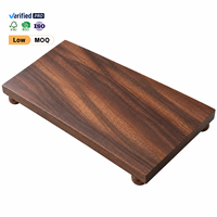 Meilleures ventes : Plateau de service rectangulaire en bois de noyer sud-américain avec pieds sphériques pour la présentation de fromages