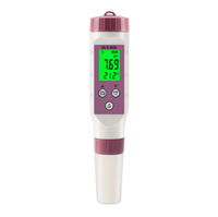 Stylo de qualité de l'eau compatible avec les dents bleues BLE-C600 7 en 1 PH EC TDS ORP SALT S.G TEMP Meter APP Testeur de contrôle intelligent