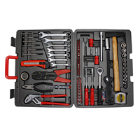 555 pièces boîte à outils polyvalente kit d'outils de réparation de moto ensemble d'outils de prise de service de voiture marteau clé tournevis vde