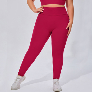 Pantalones de Yoga para Mujer, Extra Suaves, Elásticos en Cuatro Direcciones, Talla Grande, Transpirables, de Cintura Alta, Leggings de Gimnasio, Leggings Deportivos, Tallas Grandes - Product Image 4