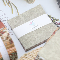 Pack de charmes de patchwork pré-coupés en tissu 100% coton imprimé personnalisé, fait main