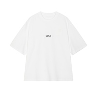 T-shirt surdimensionné personnalisé en coton lourd de haute qualité 100% coton Premium 320g, fabricant de t-shirts imprimés personnalisés pour hommes