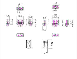 Connecteur anti-étincelles QS2 avec broche de signal à 3 broches, remplacement sûr pour XT30 dans les drones FPV et voitures RC (15A-30A) - Product Image 5