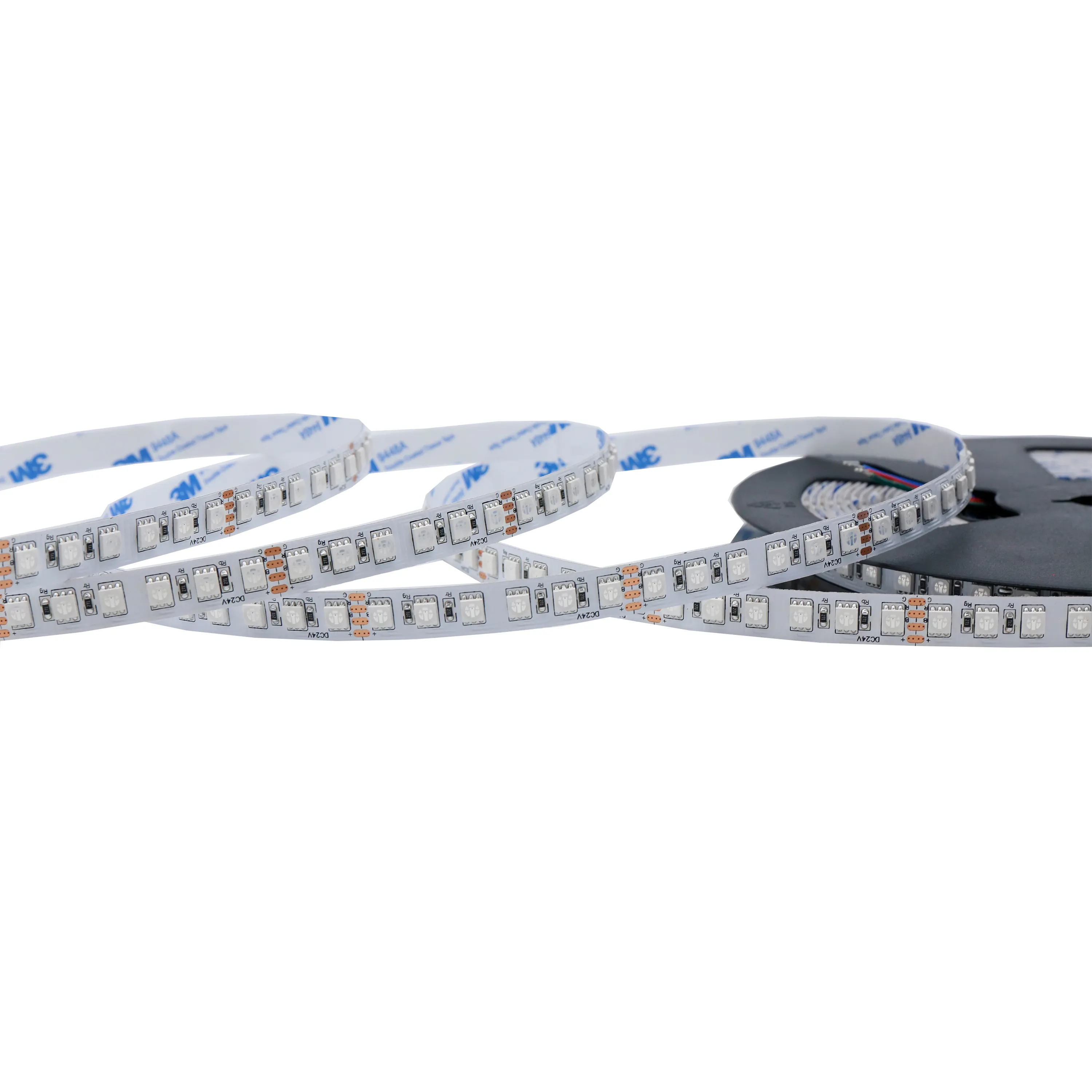 SMD5050 RGB 96LEDs LED Bandes Flexibles Multi couleur Dimmable 24V led bande lumineuse