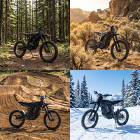 Moto électrique tout-terrain Arctic Leopard XE PRO R L3e 72 mph 26,5 kW 700 Nm 74 V 60 Ah Autonomie de 60 miles Moto électrique pour adultes