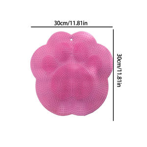 Alfombrilla de silicona multifunción para ducha con ventosas, cepillo de masaje y limpieza reutilizable para pies, brazos y cuerpo - Product Image 3